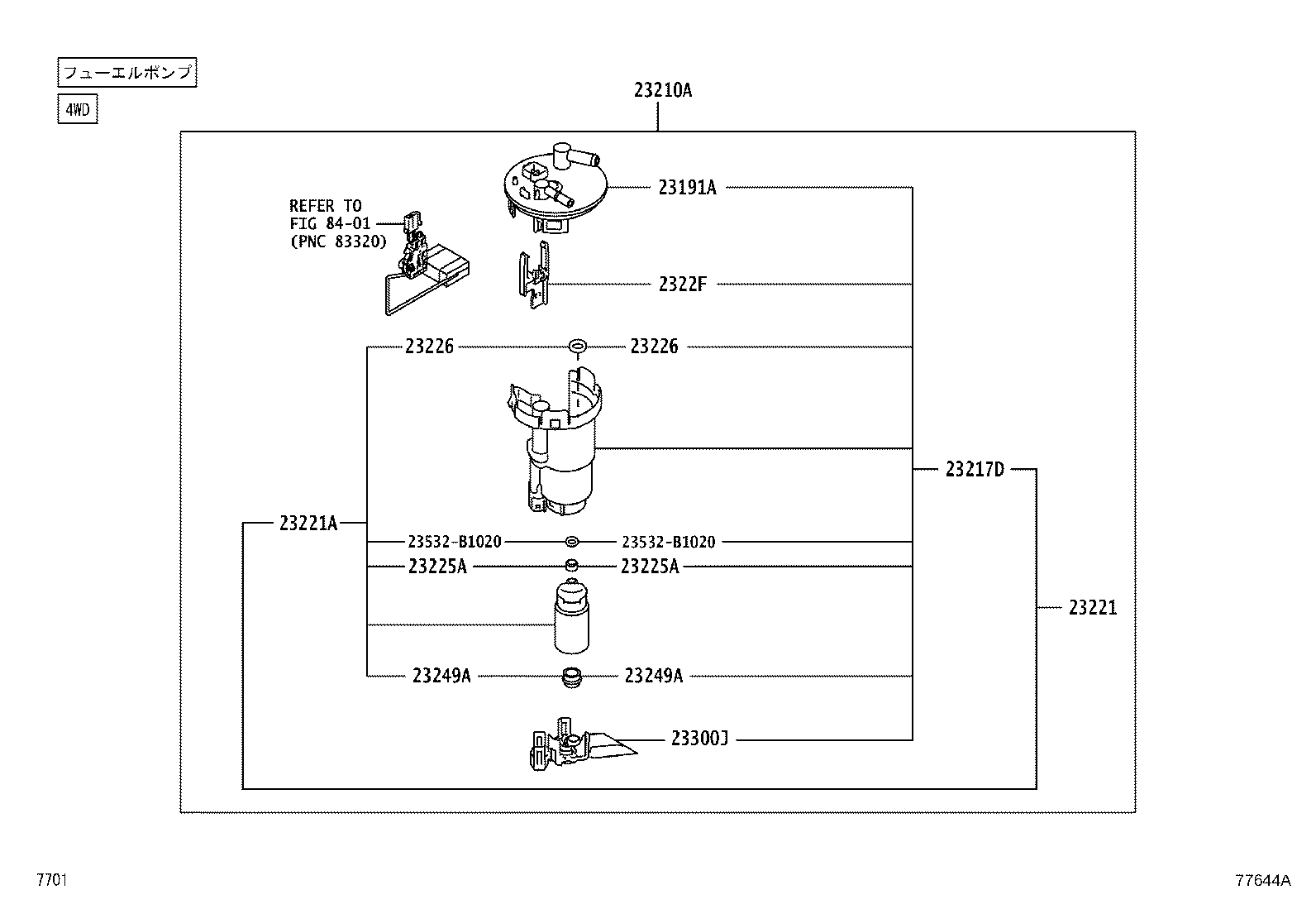 23100-B1100 PUMP, FUEL product image