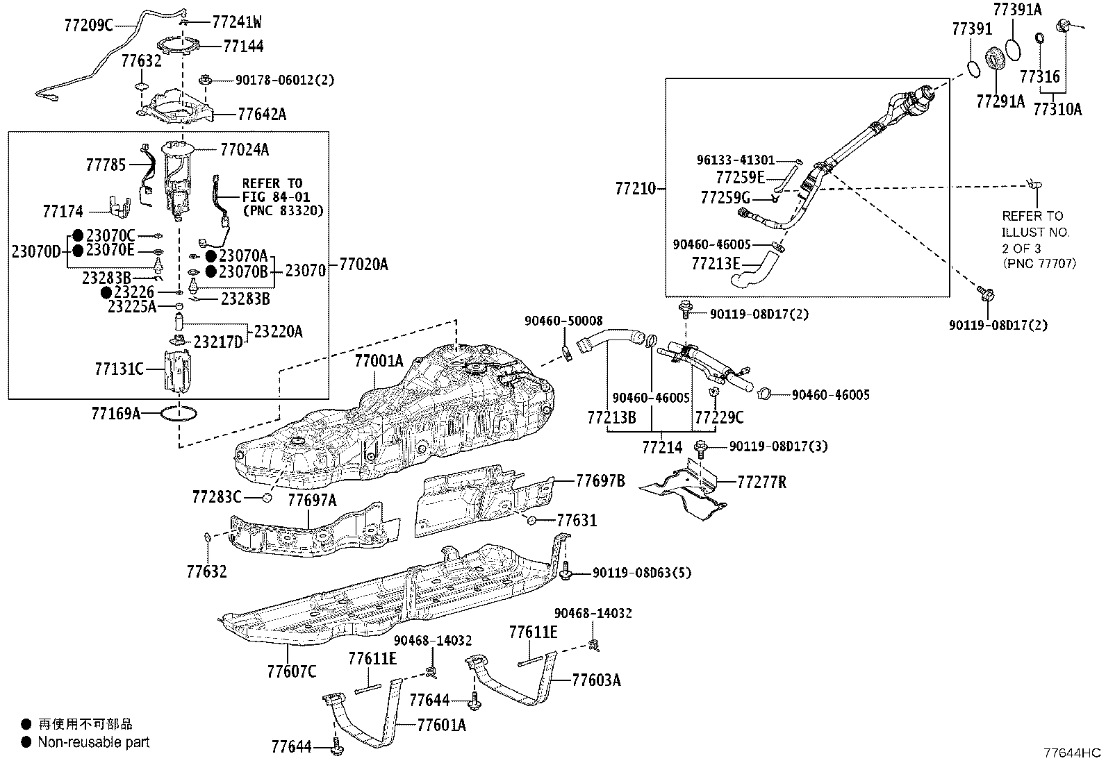77404-60060 HOSE SUB-ASSY,FUEL TANK VENT product image