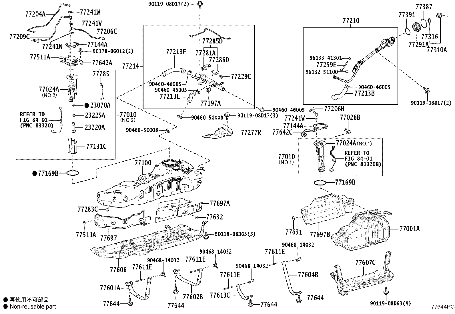 77285-36290 CLAMP, FUEL TUBE, NO.3 product image