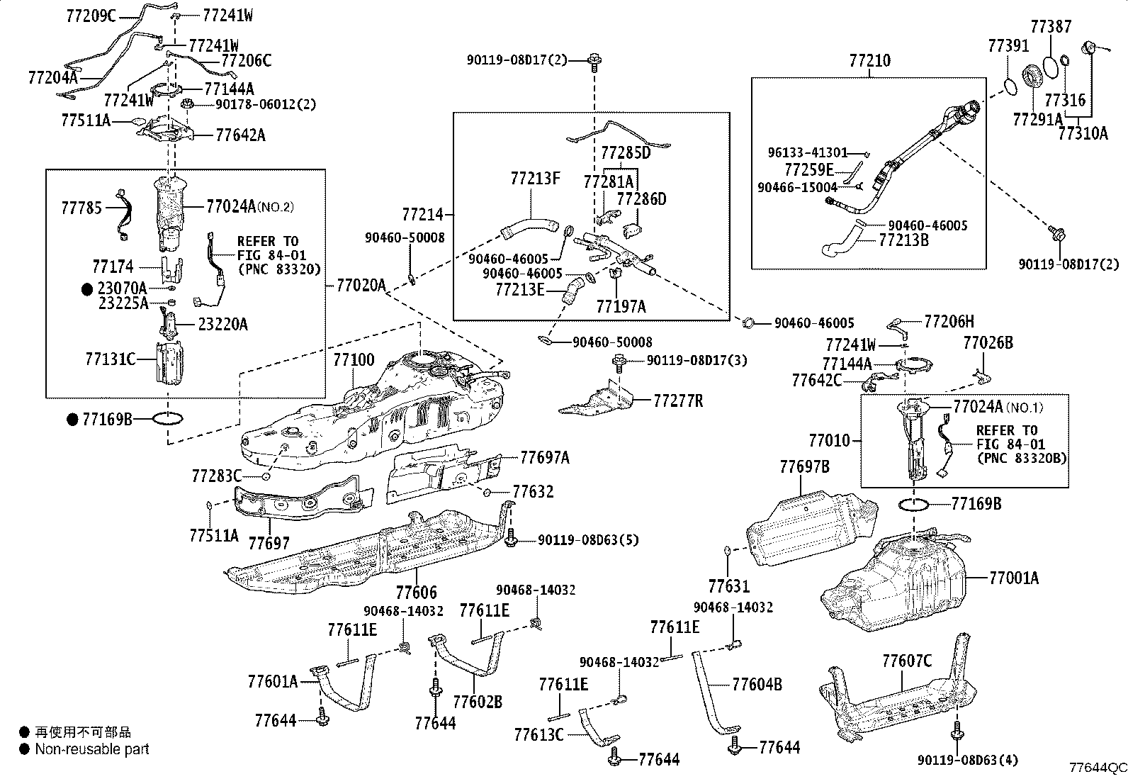 77285-36290 CLAMP, FUEL TUBE, NO.3 product image
