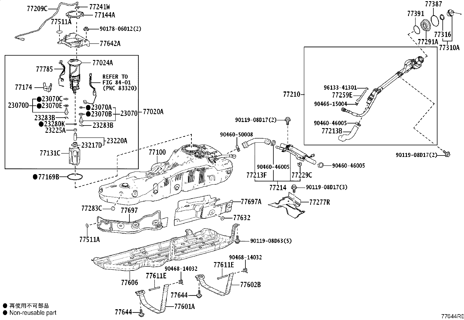 77285-36290 CLAMP, FUEL TUBE, NO.3 product image