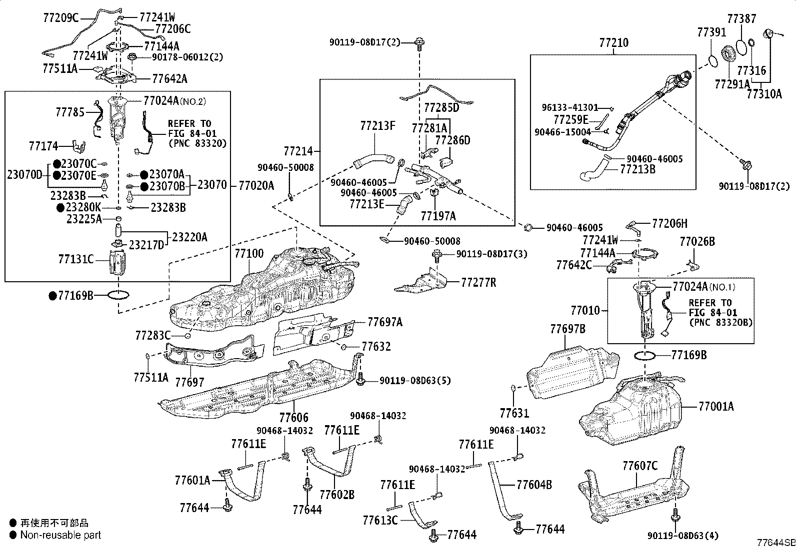77285-36290 CLAMP, FUEL TUBE, NO.3 product image