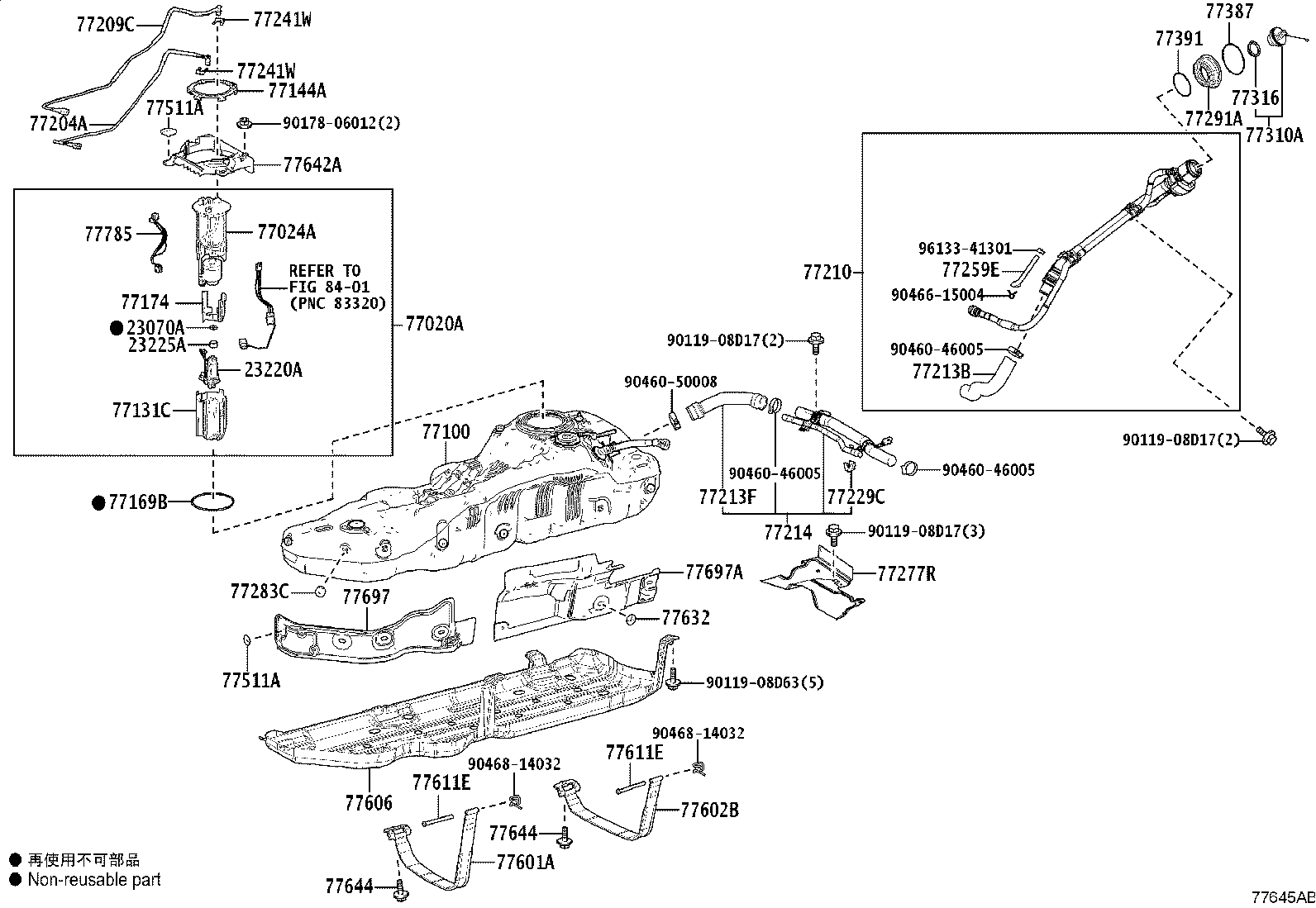 77285-36290 CLAMP, FUEL TUBE, NO.3 product image