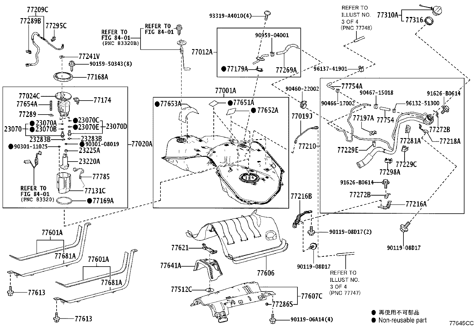 77001-30760 TANK SUB-ASSY, FUEL product image