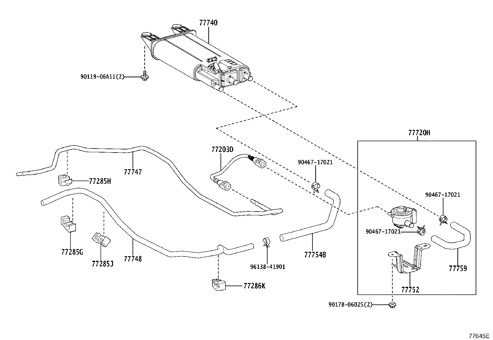 77001-30760 TANK SUB-ASSY, FUEL product image