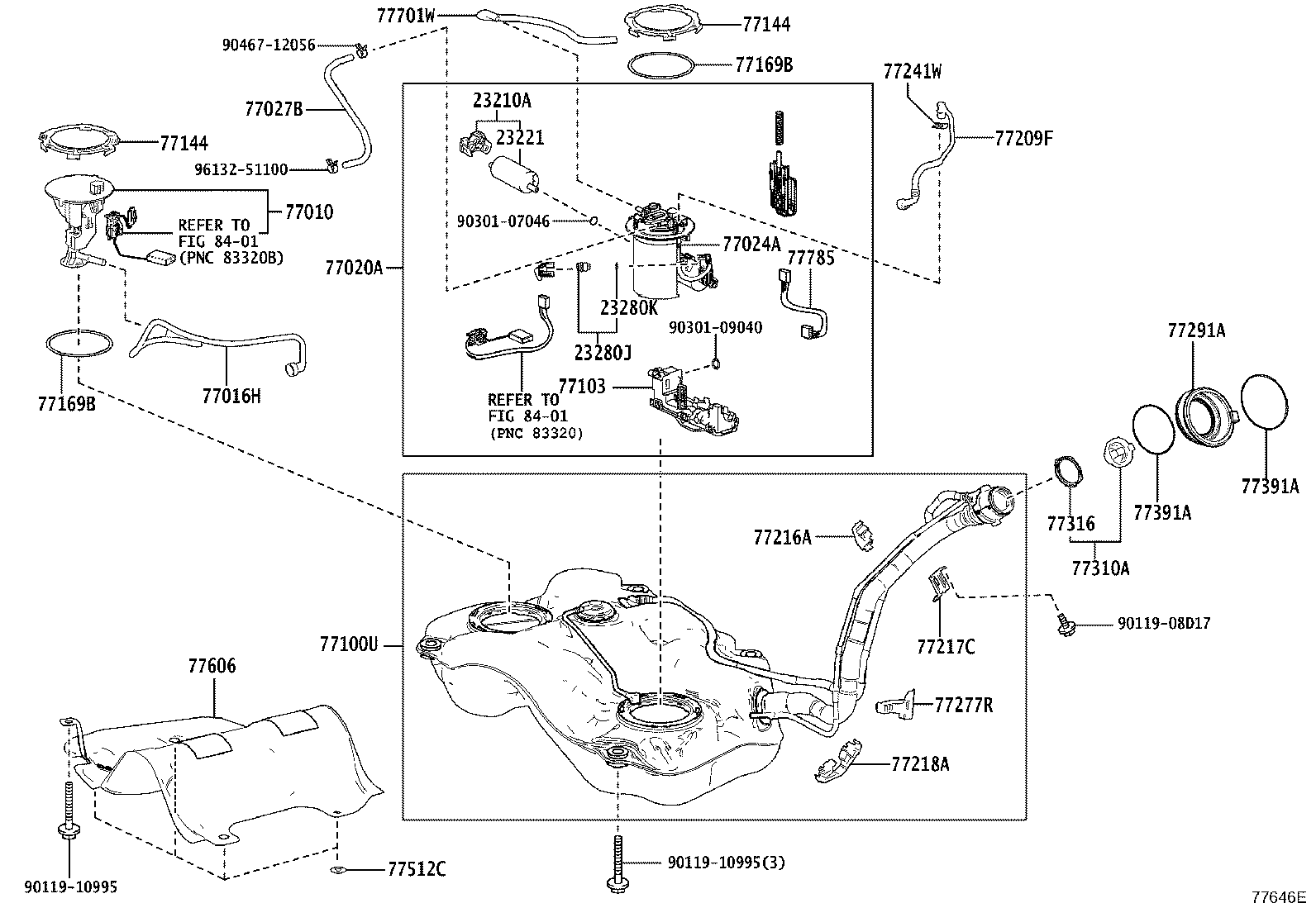 77001-52801 TANK SUB-ASSY, FUEL product image