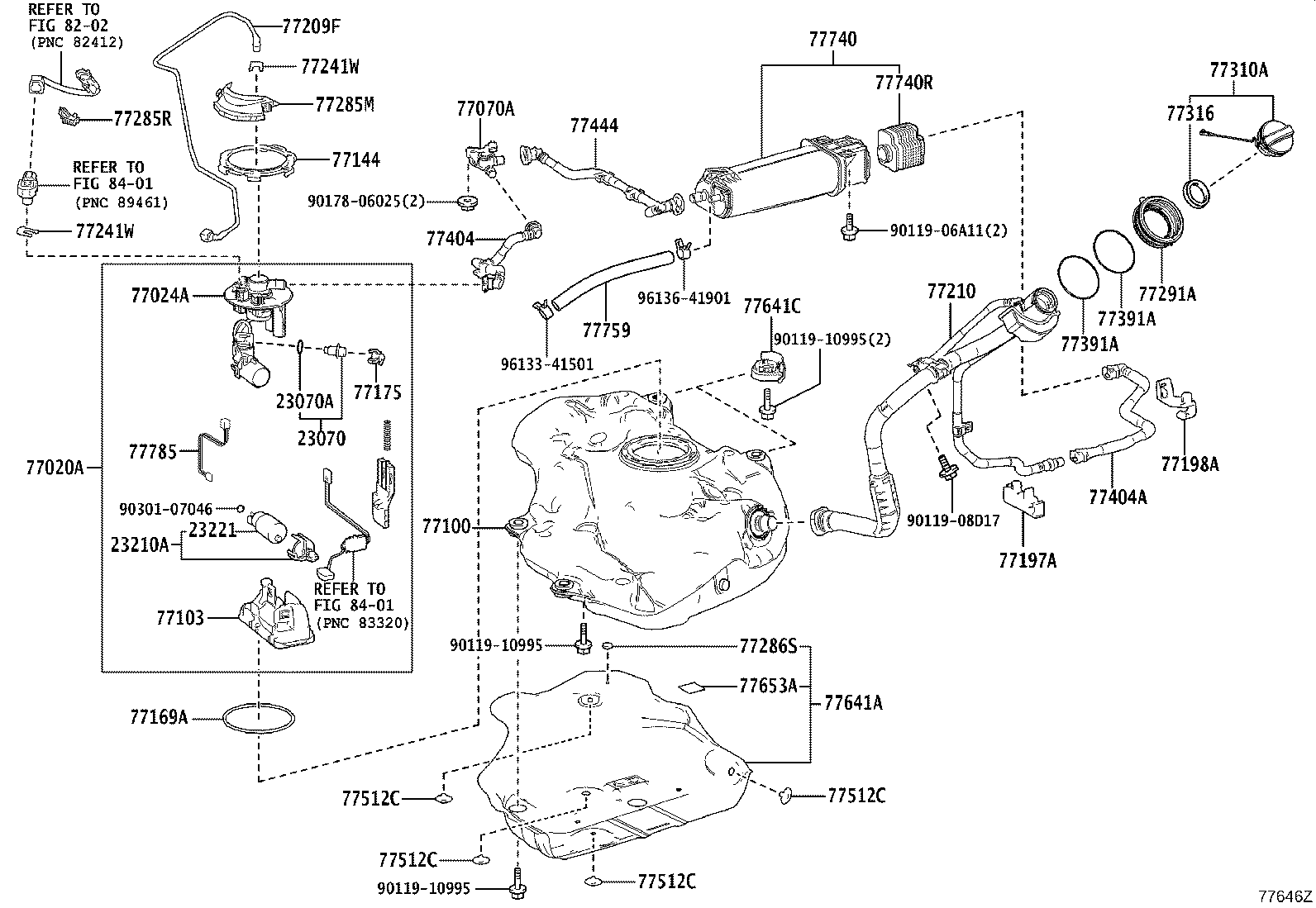 77001-76330 TANK ASSY, FUEL product image