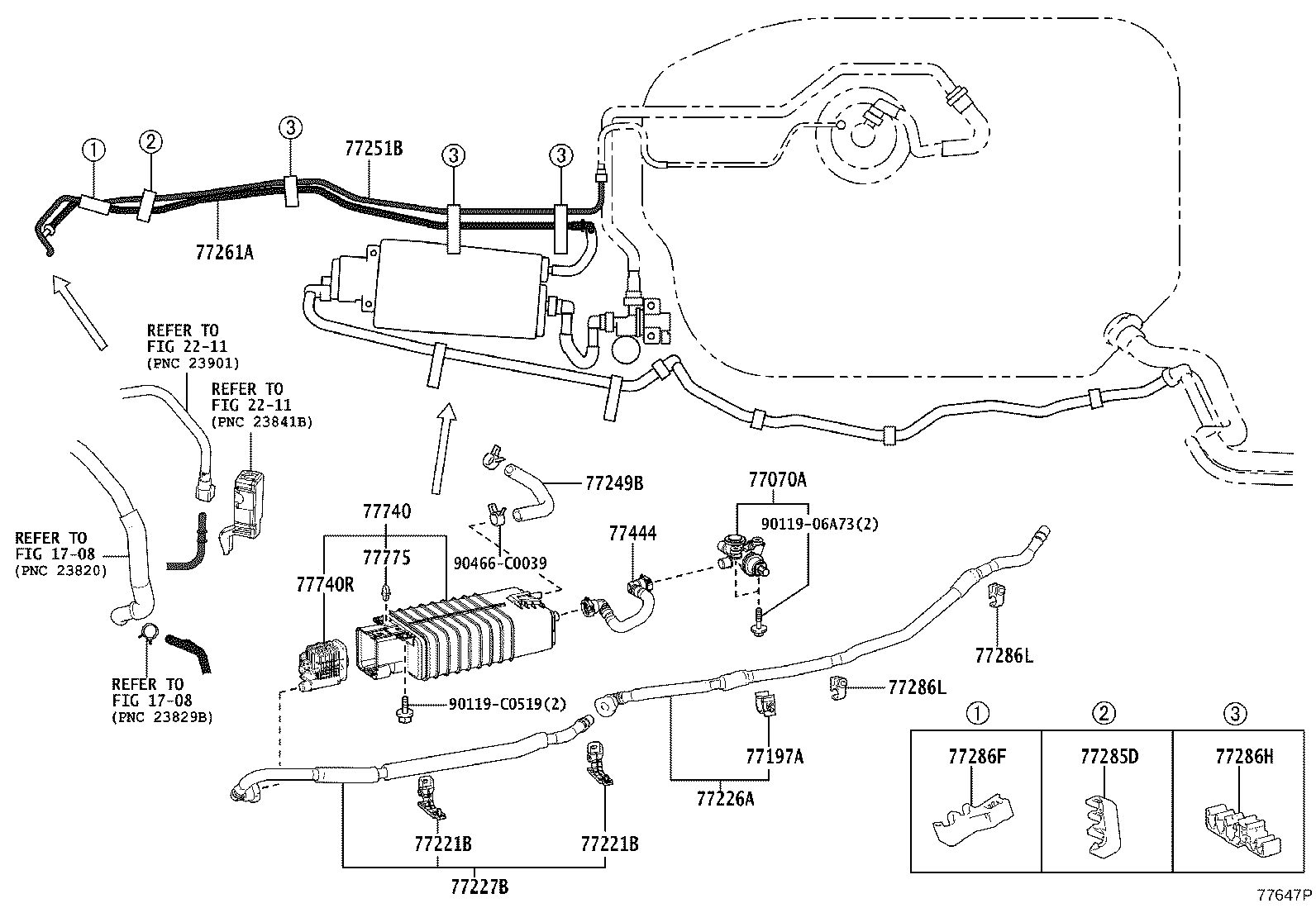 77020-0R110 TUBE ASSY, FUEL SUCTION W/PUMP & GAGE product image
