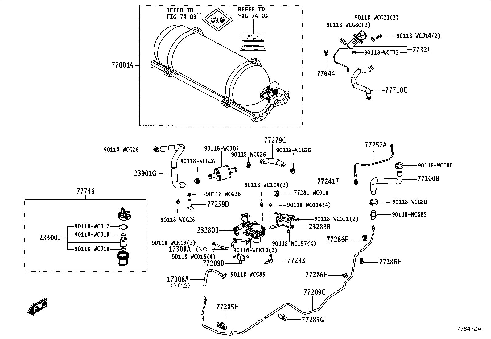 77020-WC034 TUBE ASSY, FUEL SUCTION W/PUMP & GAGE product image