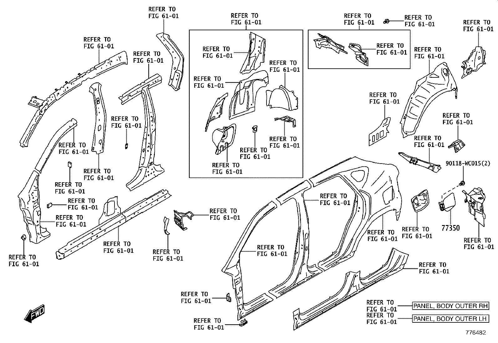 77020-WC034 TUBE ASSY, FUEL SUCTION W/PUMP & GAGE product image
