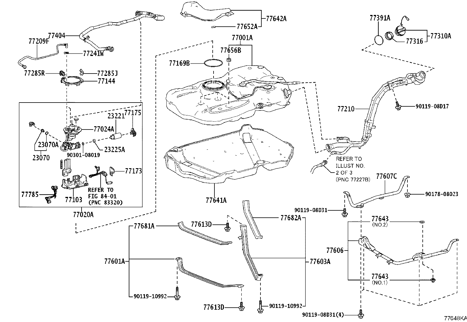 51499-28030 RETAINER, FUEL TANK PROTECTOR product image
