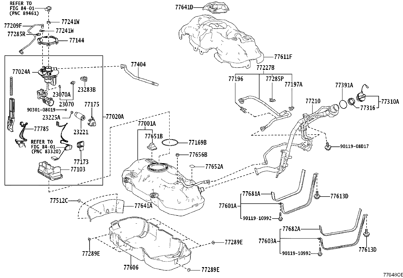 77261-30690 TUBE SUB-ASSY, FUEL EMISSION product image