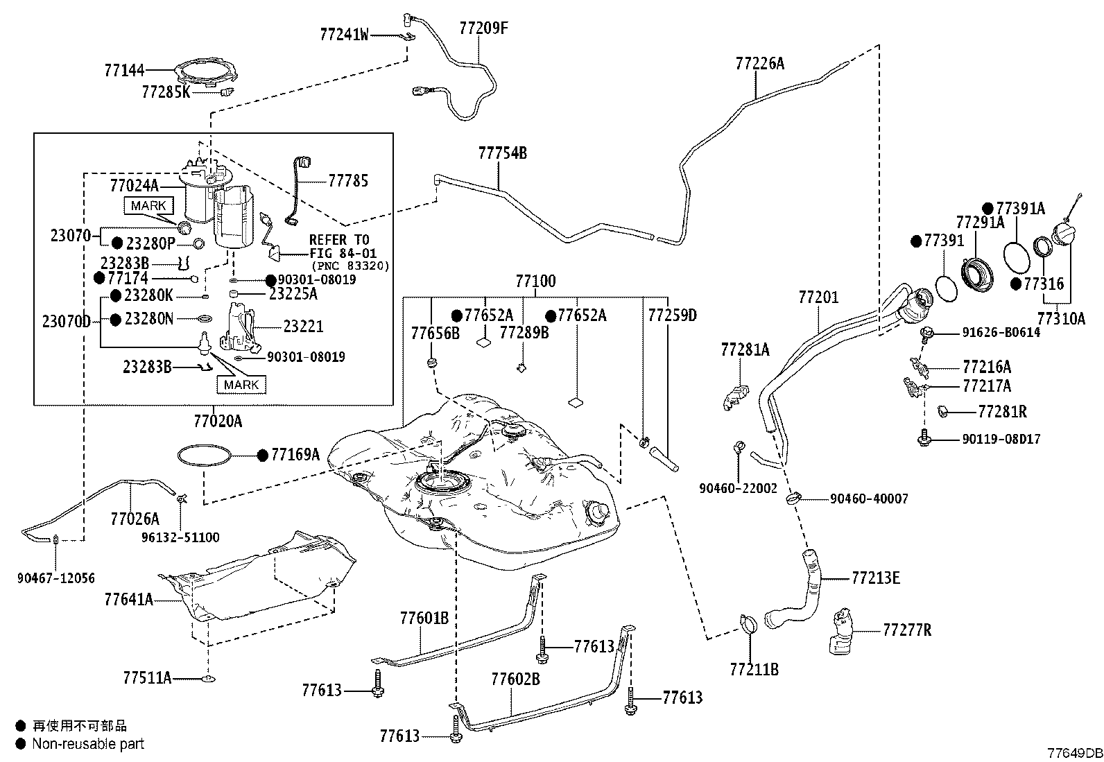 77001-33311 TANK ASSY, FUEL product image