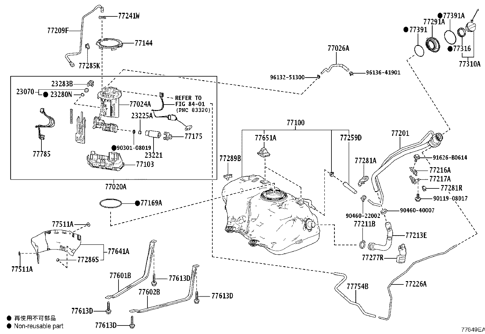 77001-33311 TANK ASSY, FUEL product image
