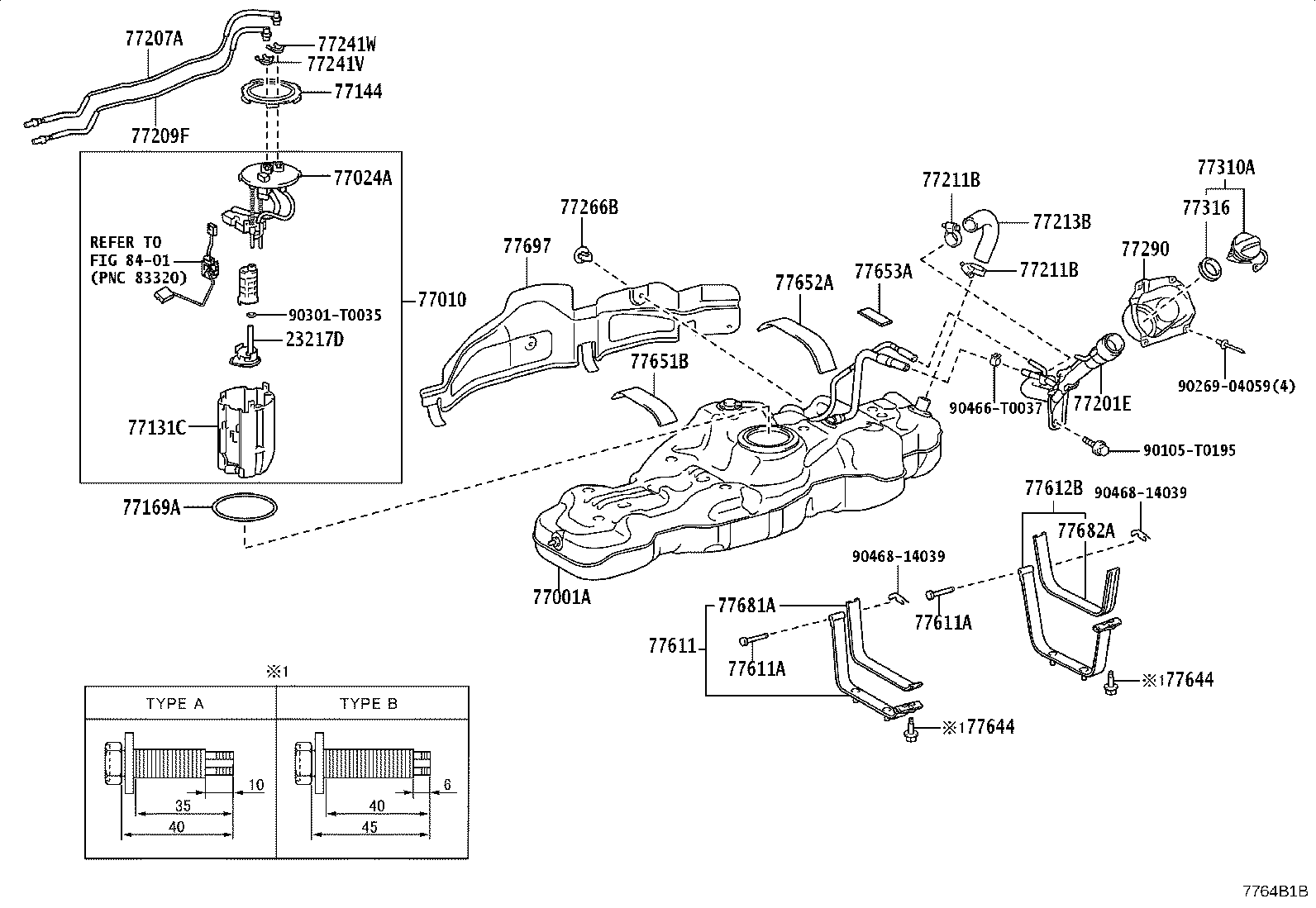 77601-0K170 BAND, FUEL TANK product image