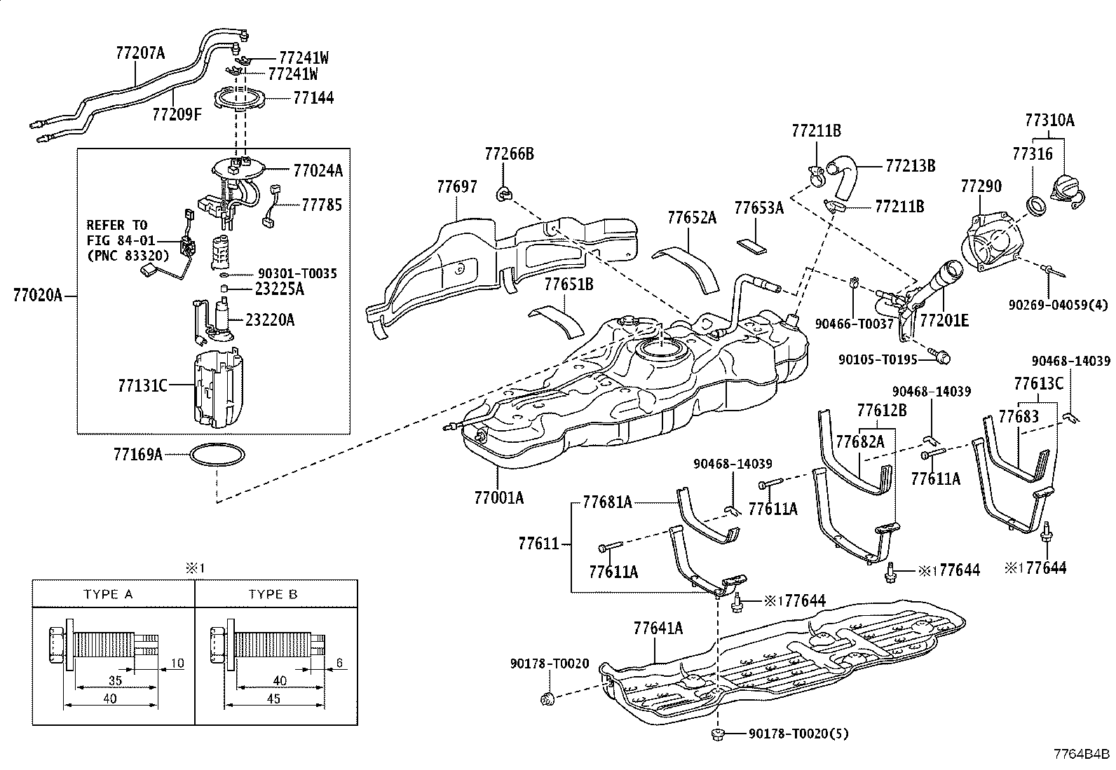 77601-0K170 BAND, FUEL TANK product image