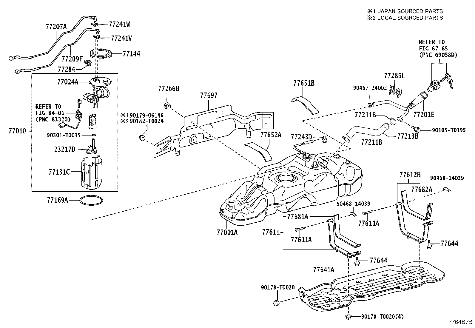 77601-0K170 BAND, FUEL TANK product image