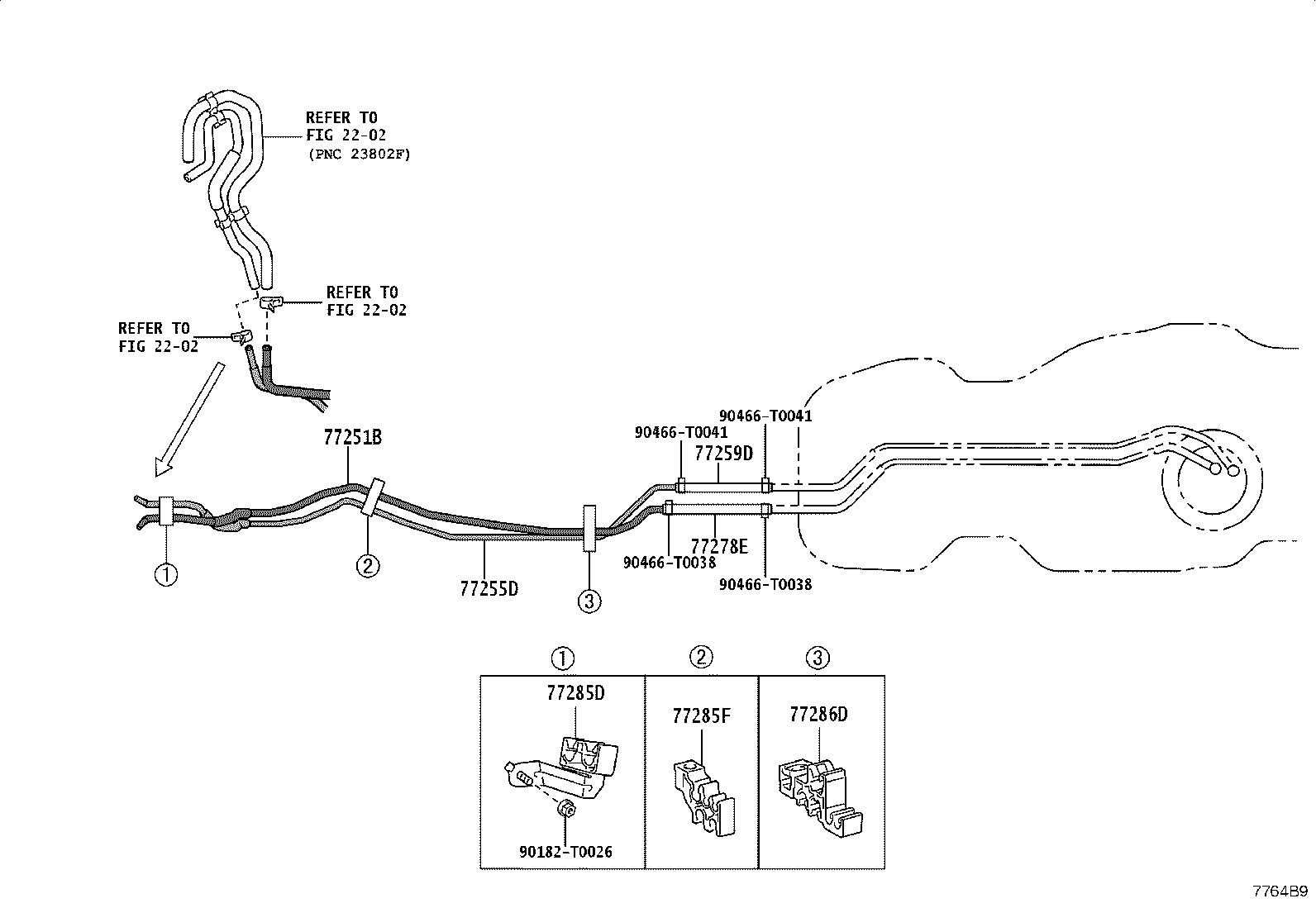 77601-0K170 BAND, FUEL TANK product image