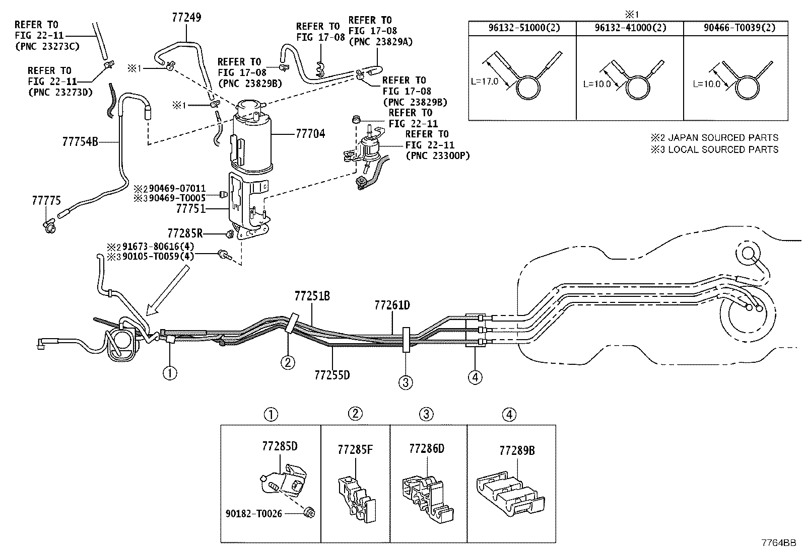 77601-0K170 BAND, FUEL TANK product image