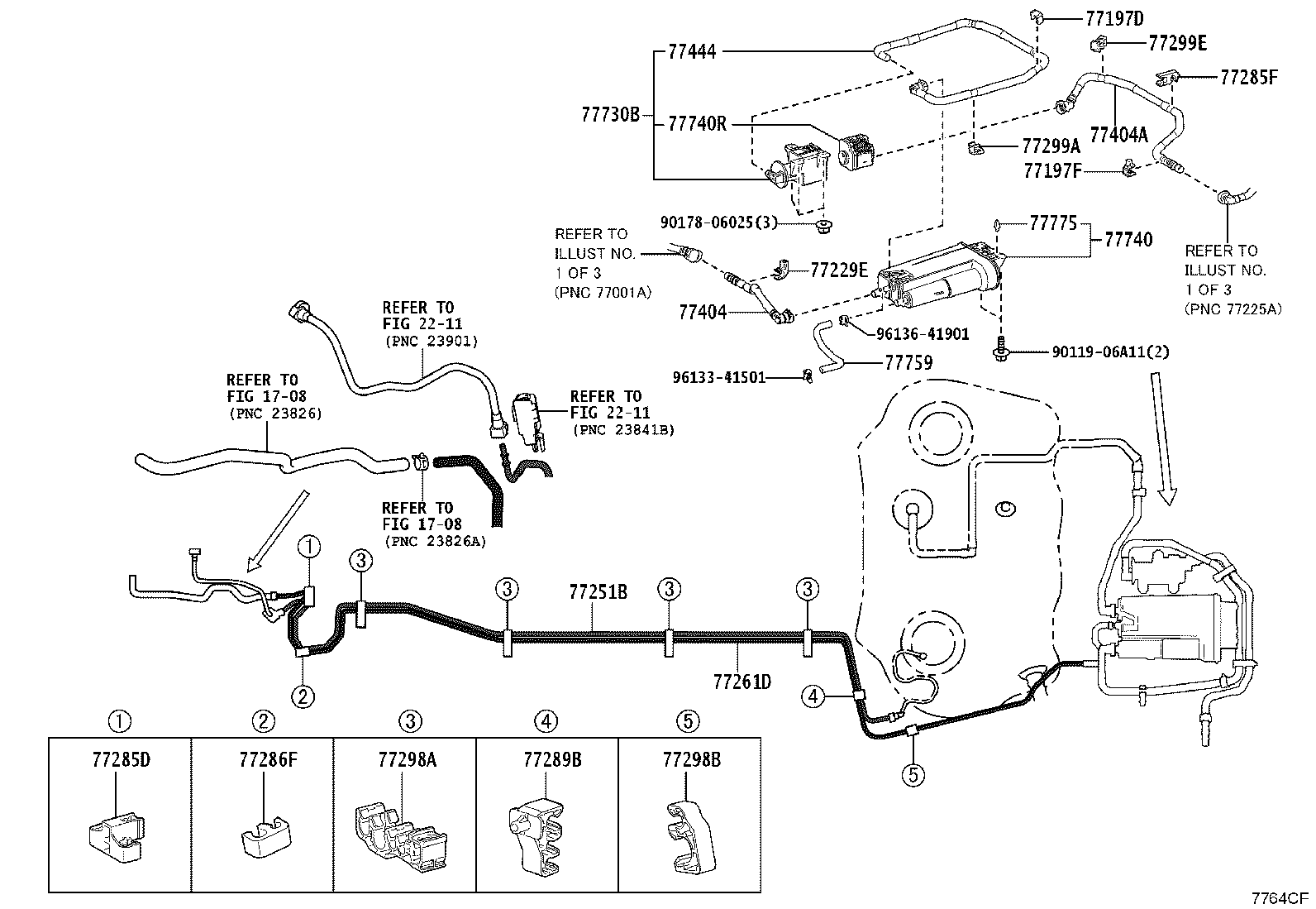 23210-24010 PUMP ASSY, FUEL W/MOTOR & BRACKET product image