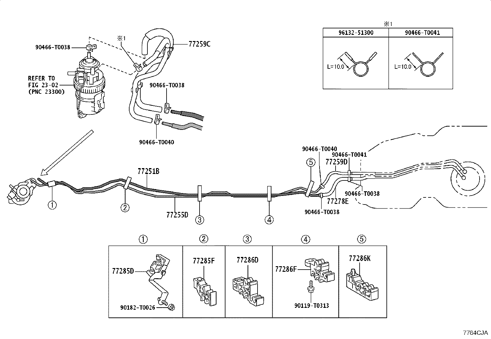 77601-0K170 BAND, FUEL TANK product image