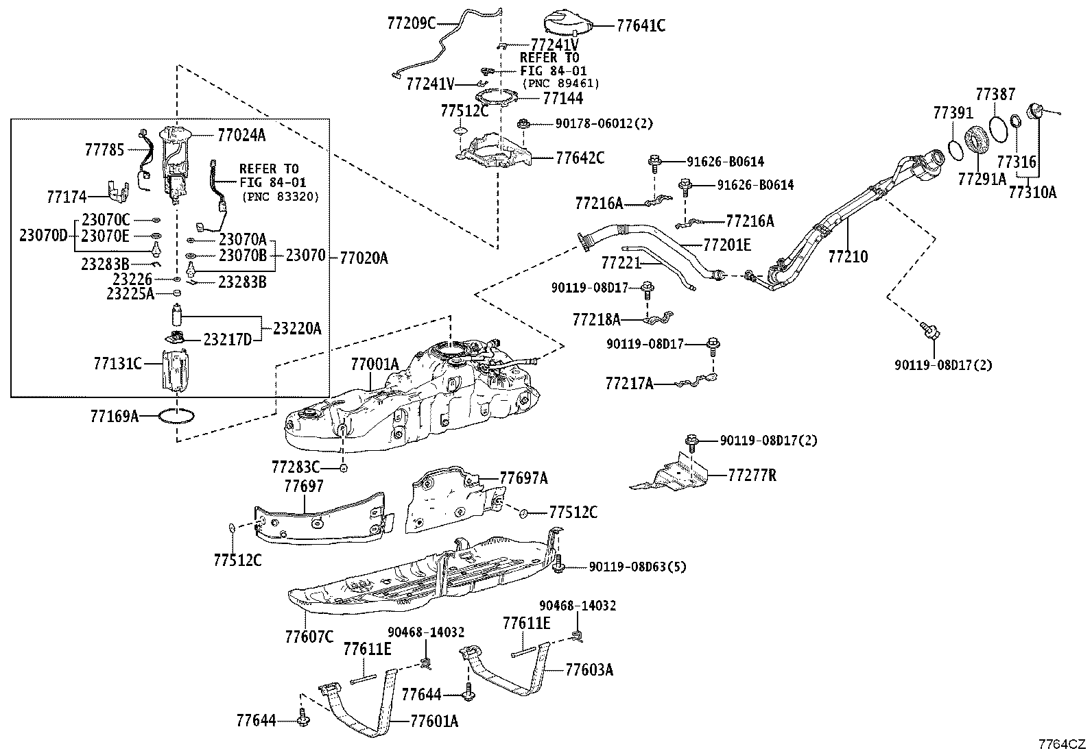 77001-60C70 TANK SUB-ASSY, FUEL product image