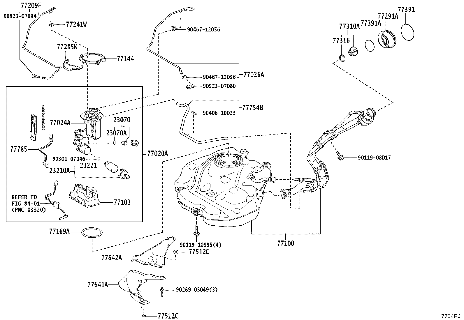 77001-16380 TANK ASSY, FUEL product image