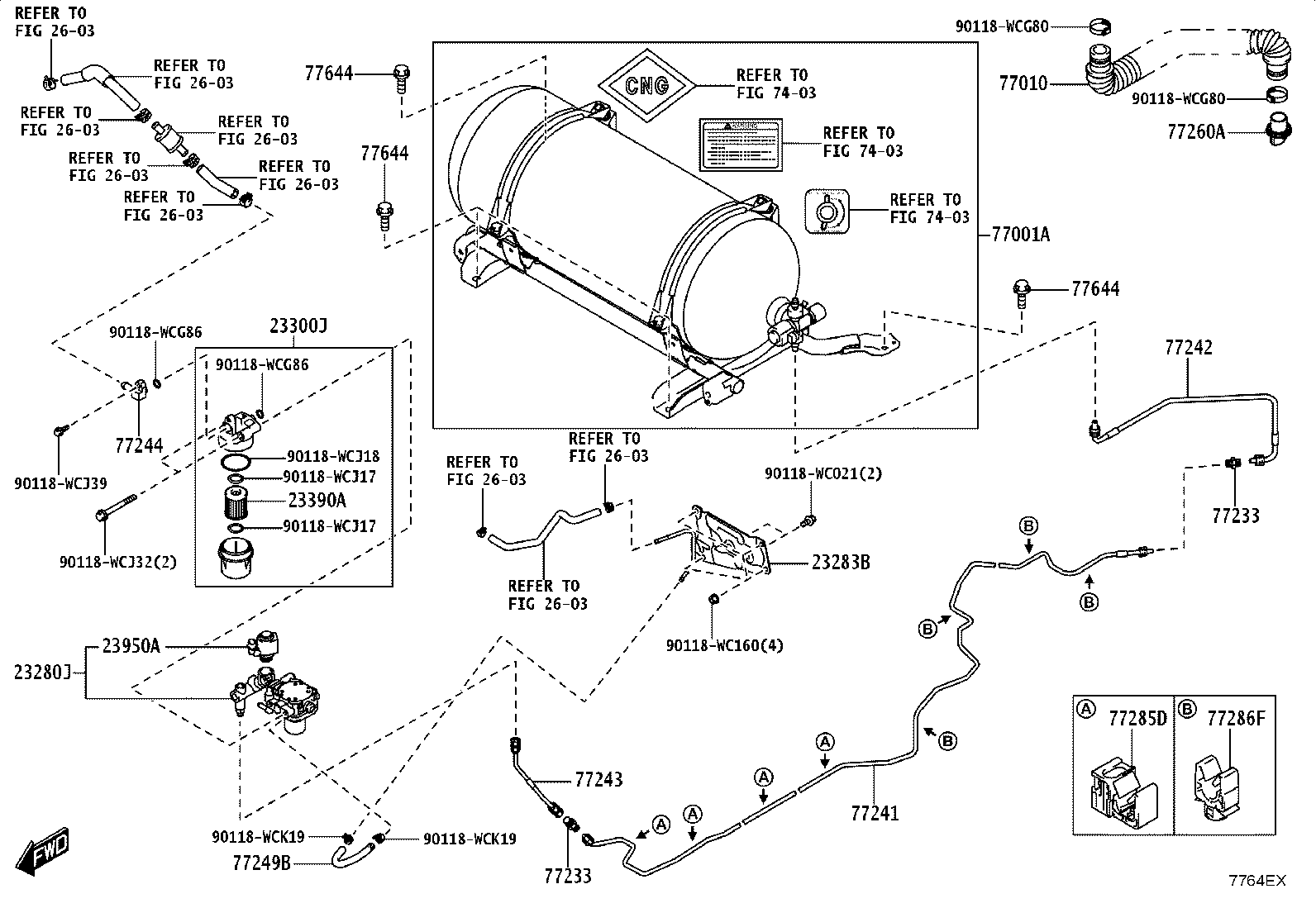 23591-WC001 JOINT, FUEL HOSE product image