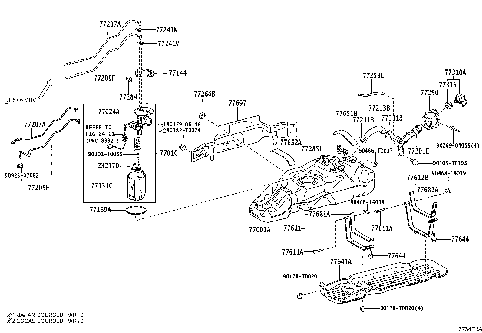 77261-KK030 TUBE, FUEL TANK TO CANISTER product image
