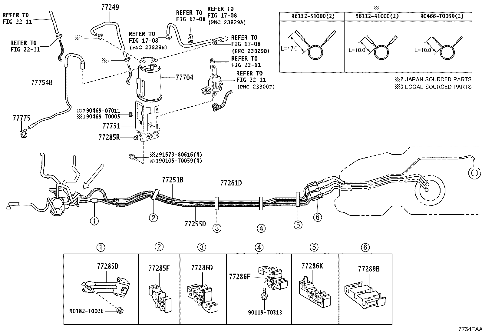 77261-KK030 TUBE, FUEL TANK TO CANISTER product image