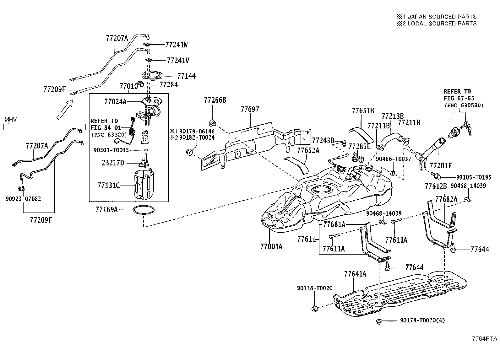 77261-KK030 TUBE, FUEL TANK TO CANISTER product image