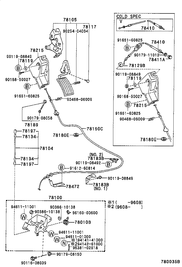 78150-26010 WIRE ASSY, ACCELERATOR FLEXIBLE product image