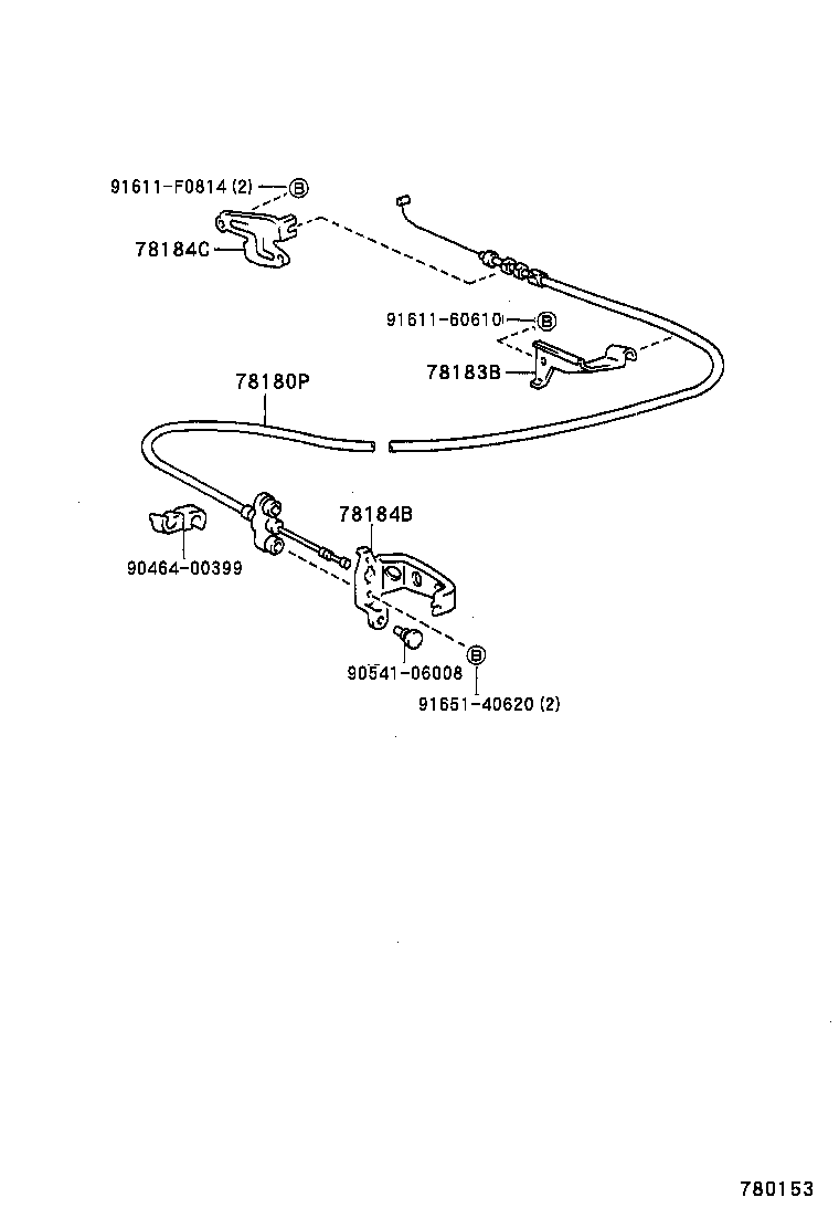 78169-60010 HANGER, ACCELERATOR SPRING product image