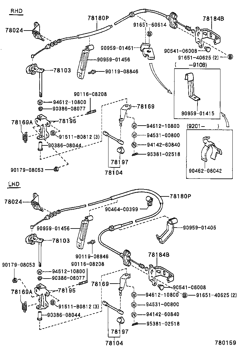 78183-60140 CLAMP, ACCELERATOR CONTROL CABLE product image