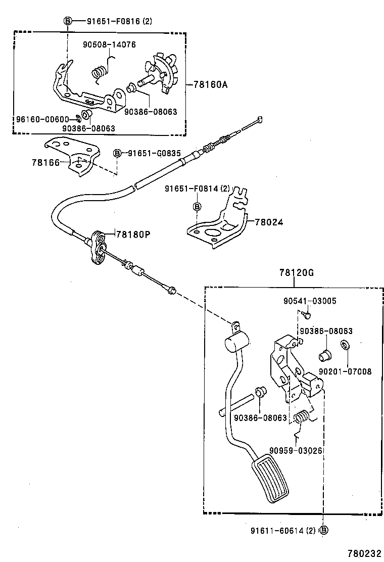 78310-89115 CABLE ASSY, CHOKE product image