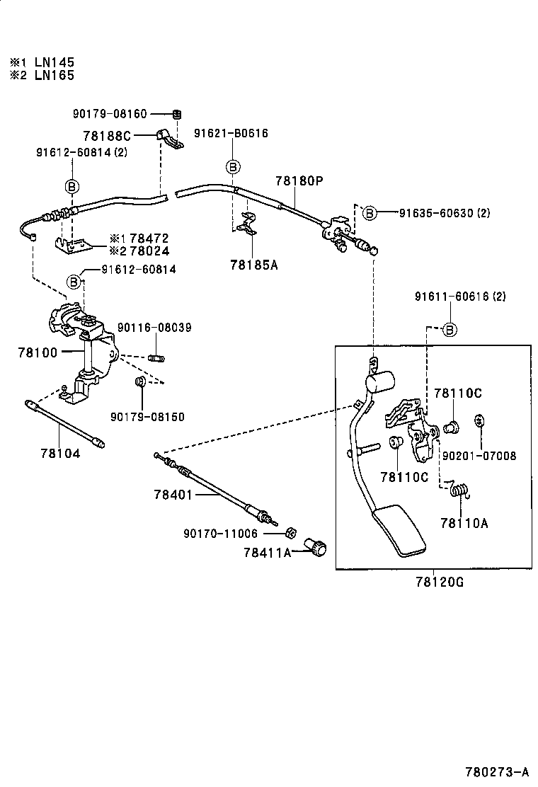 78120-35210 ROD ASSY, ACCELERATOR PEDAL product image