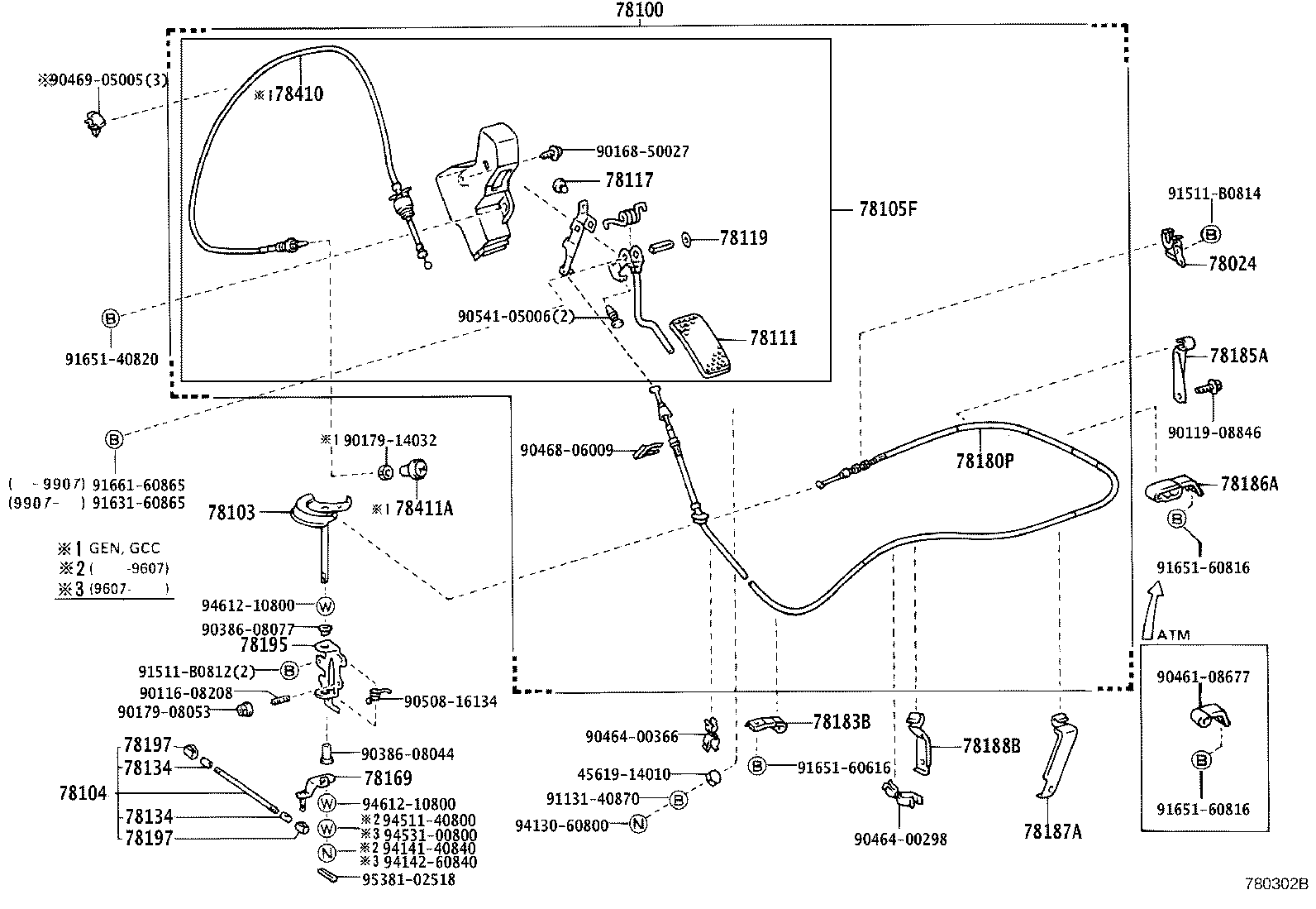 78010-36032 LINK ASSY, ACCELERATOR product image
