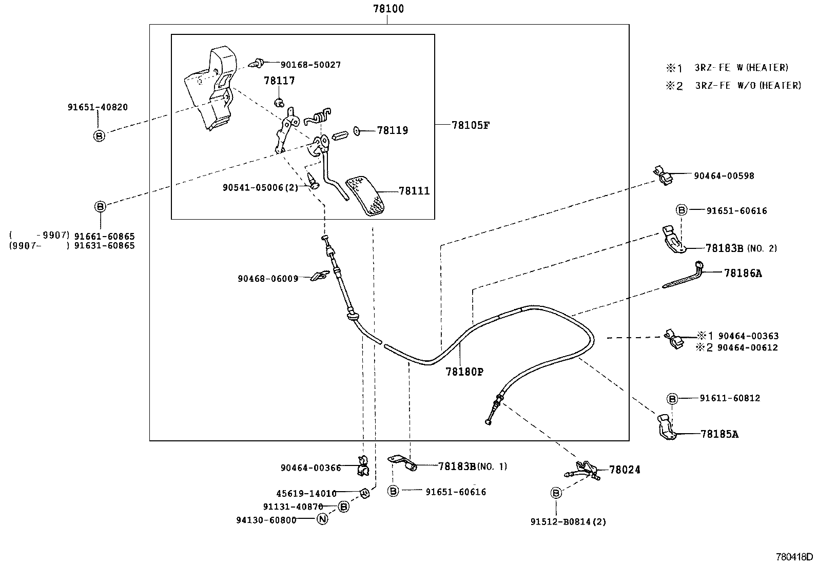 78010-36032 LINK ASSY, ACCELERATOR product image