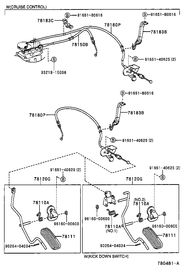 78180-28320 CABLE ASSY, ACCELERATOR CONTROL product image