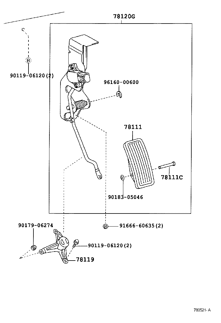 Thumbnail 2 for 78120-3A070