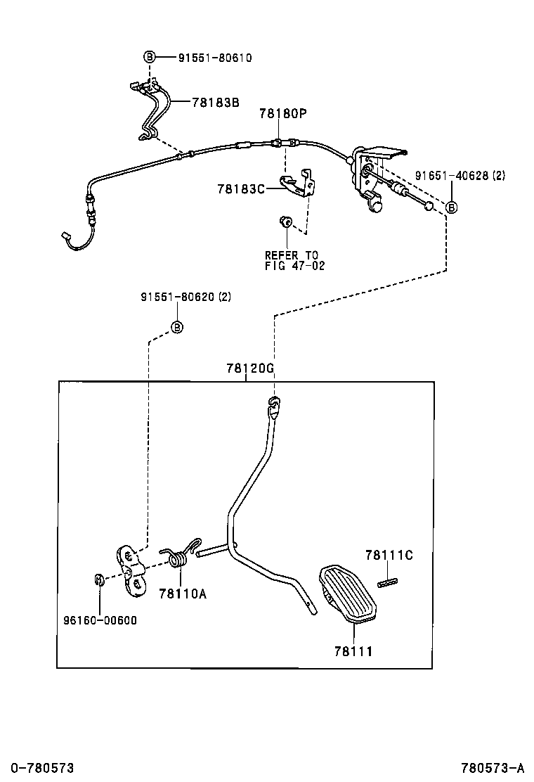 90959-03340 SPRING (FOR ACCELERATOR PEDAL ROD) product image
