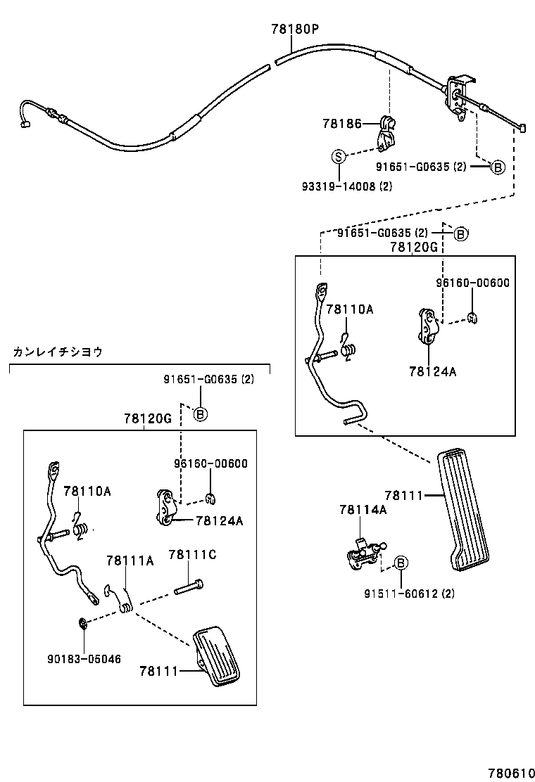 78180-3A720 CABLE ASSY, ACCELERATOR CONTROL product image