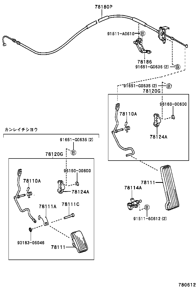 78180-3A720 CABLE ASSY, ACCELERATOR CONTROL product image