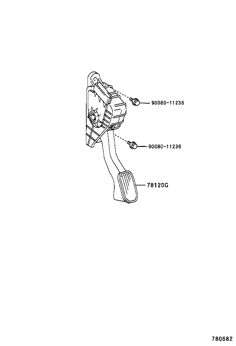 78180-0C021 CABLE ASSY, ACCELERATOR CONTROL product image