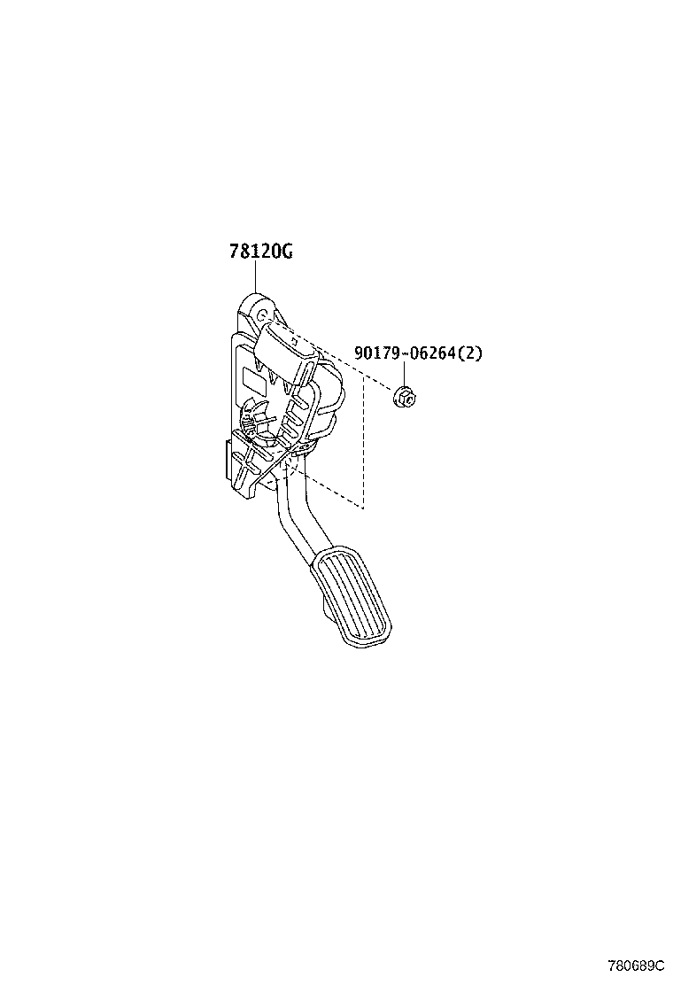 78180-35560 CABLE ASSY, ACCELERATOR CONTROL product image
