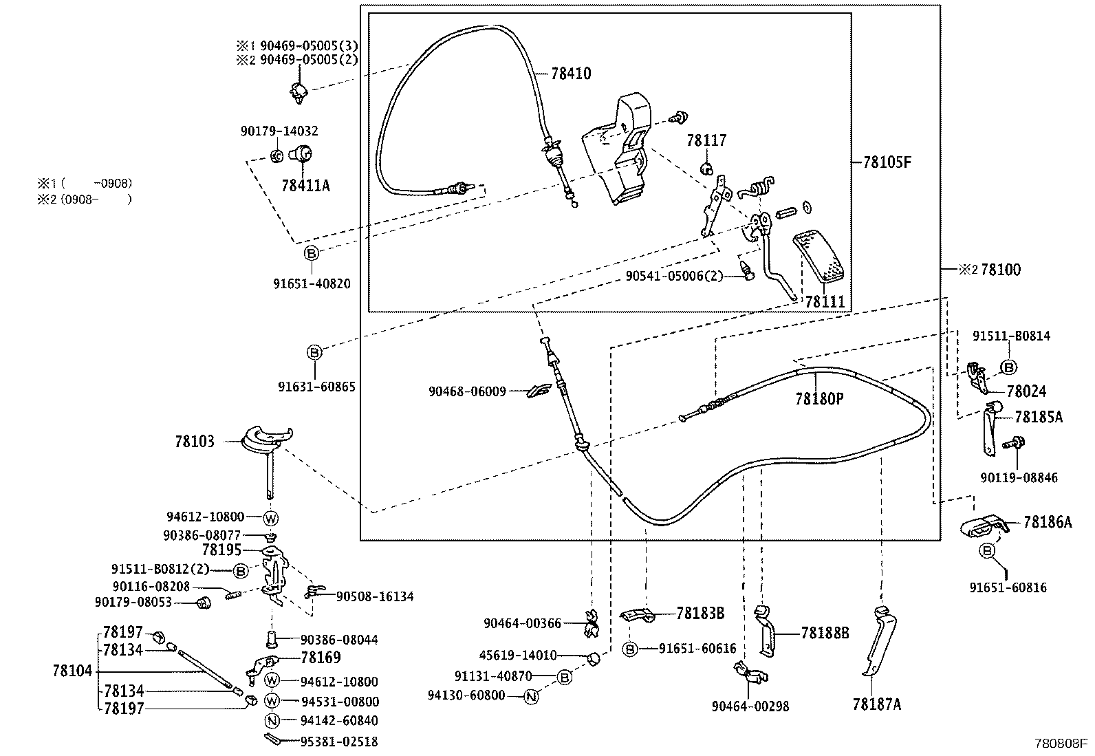78010-36032 LINK ASSY, ACCELERATOR product image