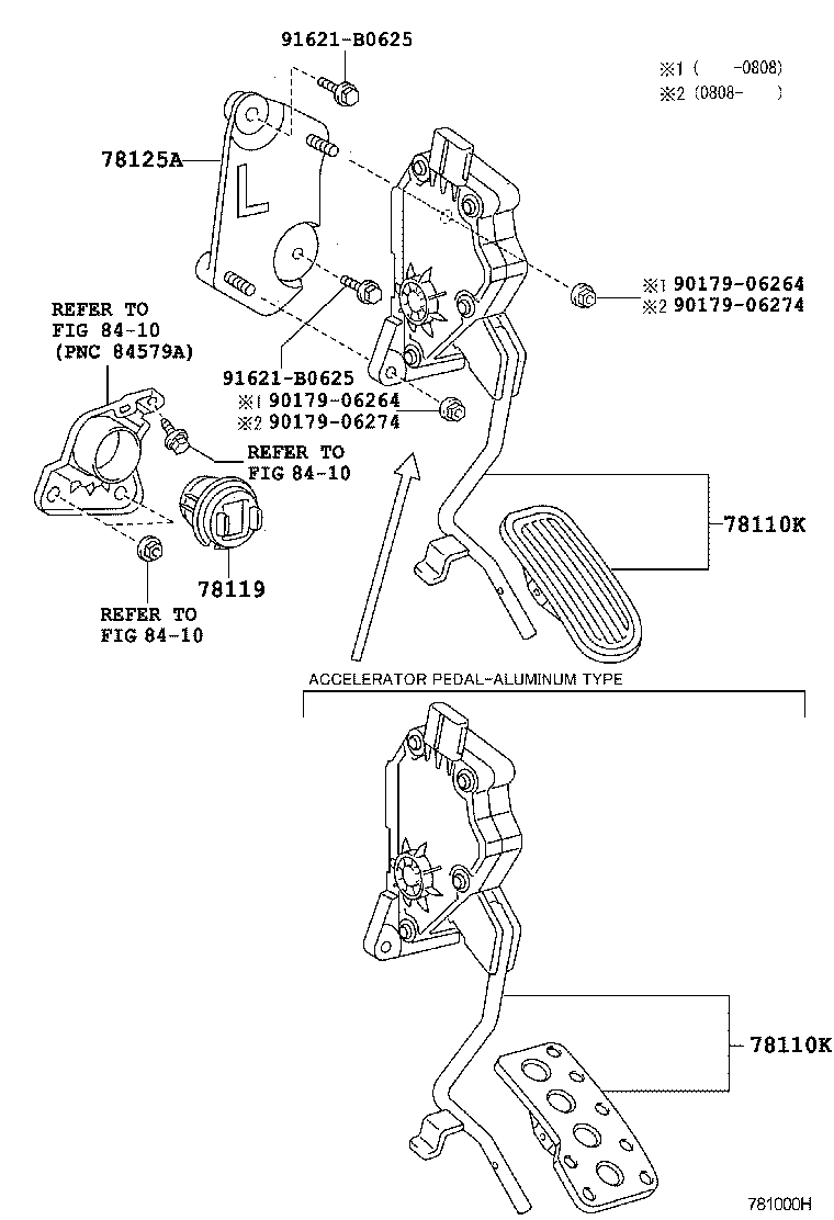 78110-53010 SENSOR ASSY, ACCELERATOR PEDAL product image