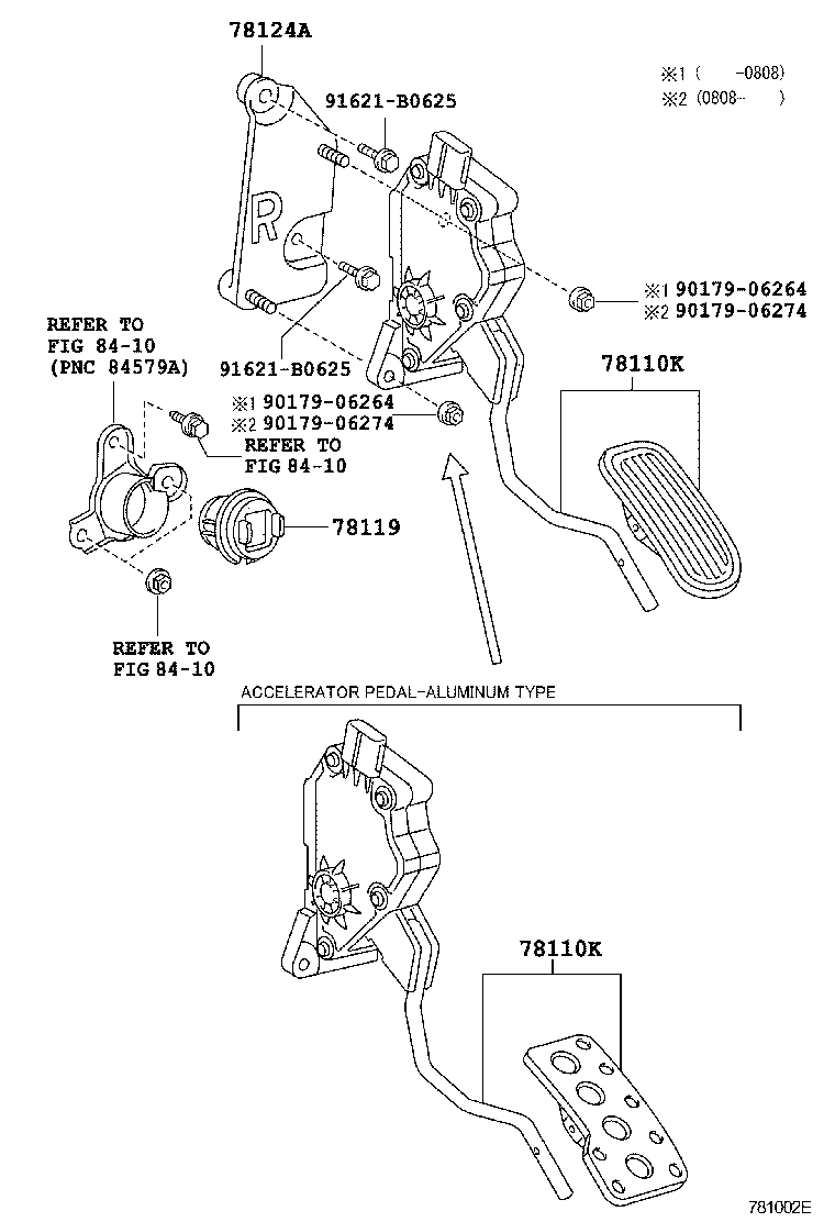 78110-53010 SENSOR ASSY, ACCELERATOR PEDAL product image