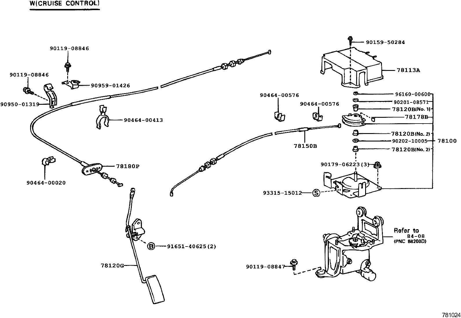 78183-60030 CLAMP, ACCELERATOR CONTROL CABLE product image