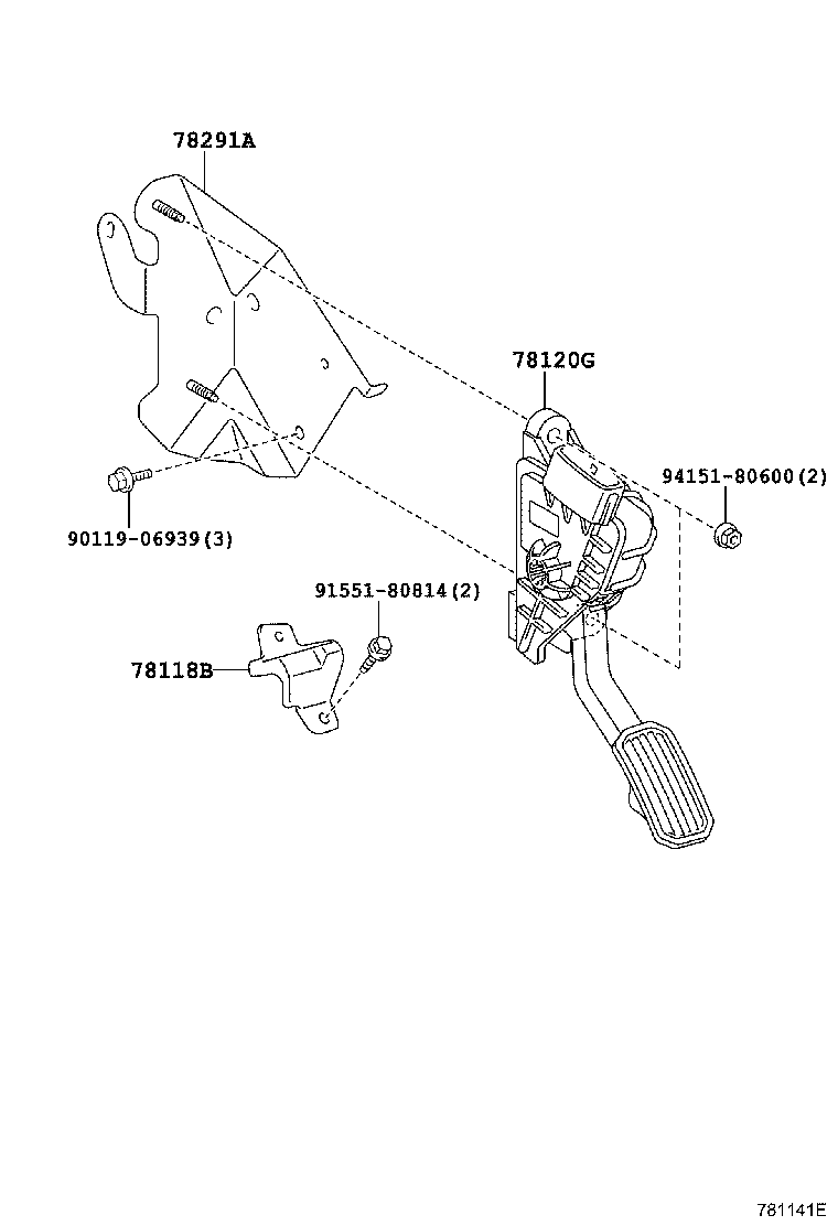 78150-25150 WIRE ASSY, ACCELERATOR FLEXIBLE product image